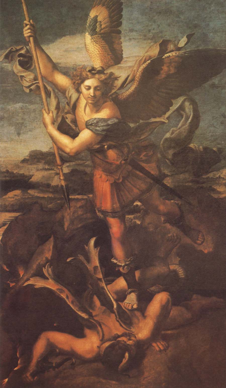 RAFFAELLO Sanzio Shemikaier and devil